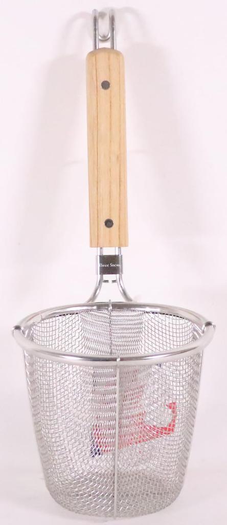 Three Snow Ramen Stainless Ramen Made in Three Snow Shinkoshi 10126 Drainer, Flat-Bottomed, 18-8 Steel, Commercial-Grade, Drainer, Tsubame-Sanjo,
