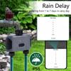 Double Port Water Timer Automatic Watering System Remote Control Irrigation Timer for Garden Greenhouse Sprinkler Timer