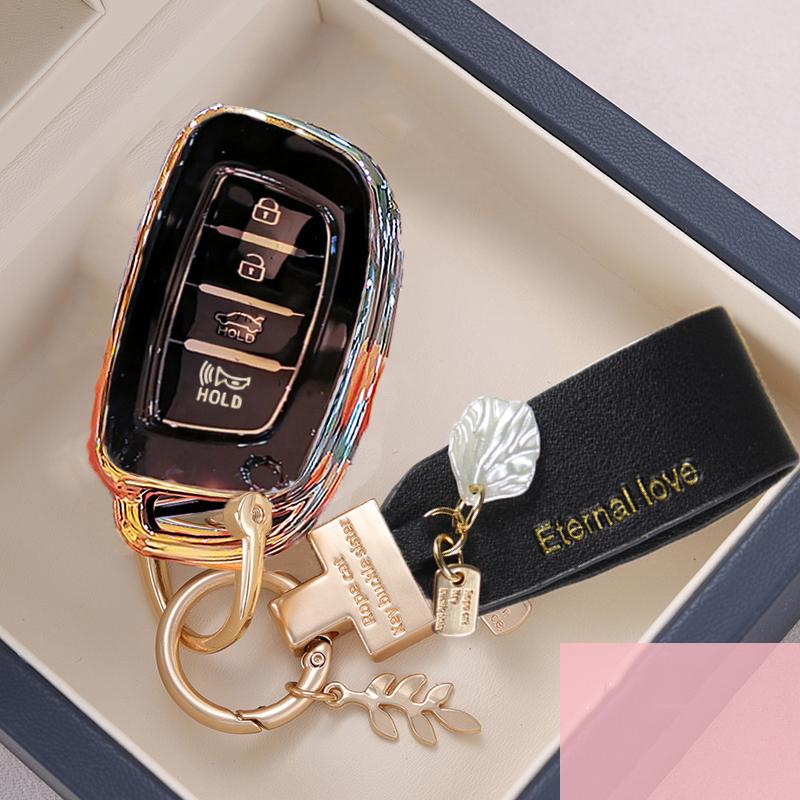 Tpu Auto Smart Key Fob Cover Case Housing Remote Fit For Hyundai Tucson Santa Fe Rena Sonata Elantra Creta Ix35 Ix45 I10 I30 I40 Auto Accessories