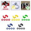 2 Pieces D Ring Shackle Isolators Accessory Portable Replacement Easy Installation Multipurpose Fits