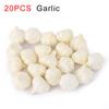 20PCS/Pack Simulated Garlic Miniatures Fake Mini Foam Models DIY Handicraft Window Layout Display Material Photography Props ZYF