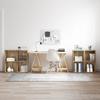 4 Piece TV Cabinet Set Artisan Oak Finish 37 X 37 X 72 Cm Engineered Wood