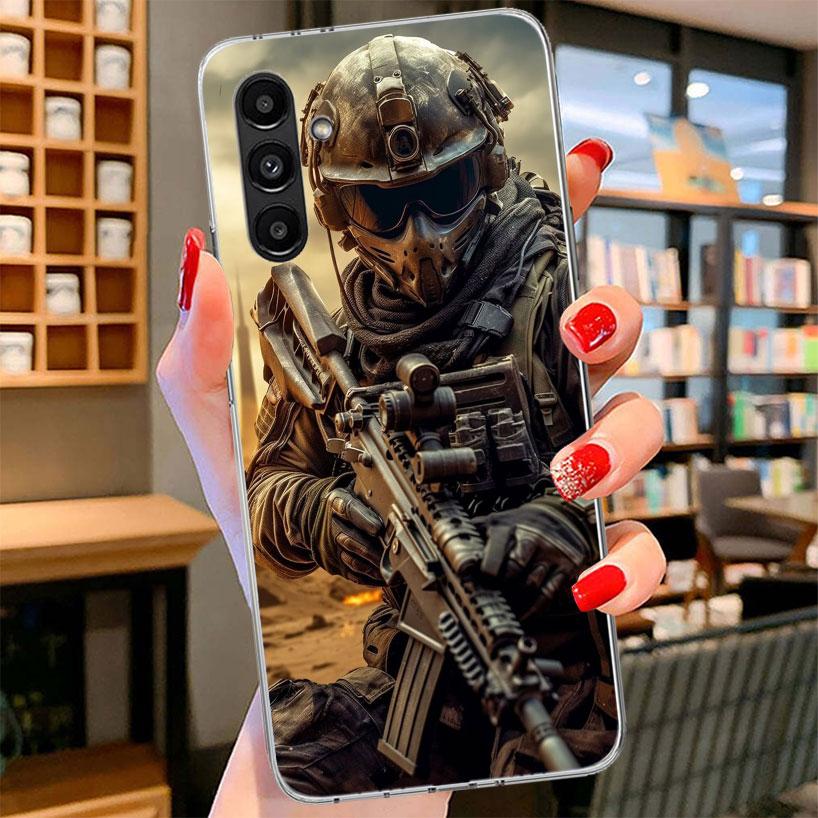 Military Army Special Forces Phone Case For Samsung Galaxy A17 A37 A57 A16 A26 A36 A56 A15 A25 A35 A55 A14 A24 A34 A54 A13 A23 A