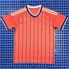 Vintage 1926 Scotland Away Soccer Jersey Mens Short Sleeve Football Uniform Orange Red