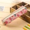 Lace Retro Flower Floral Vintage Makeup Bag Pencil Case Pencil Bag Cosmetic Bag Zipper Pouch