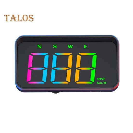 

Проекционный дисплей HUD для автомобиля, простая настройка, автоматически затемняющийся цифровой GPS-спидометр, проекционный дисплей на лобовое стекло автомобиля чёрный