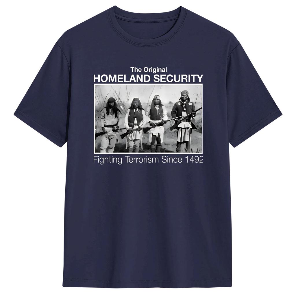 Homeland Security Fighting Terrorism T Shirt Summer Popular TShirts Pure Cotton Round Neck Clothing Short Sleeve Classic Tops