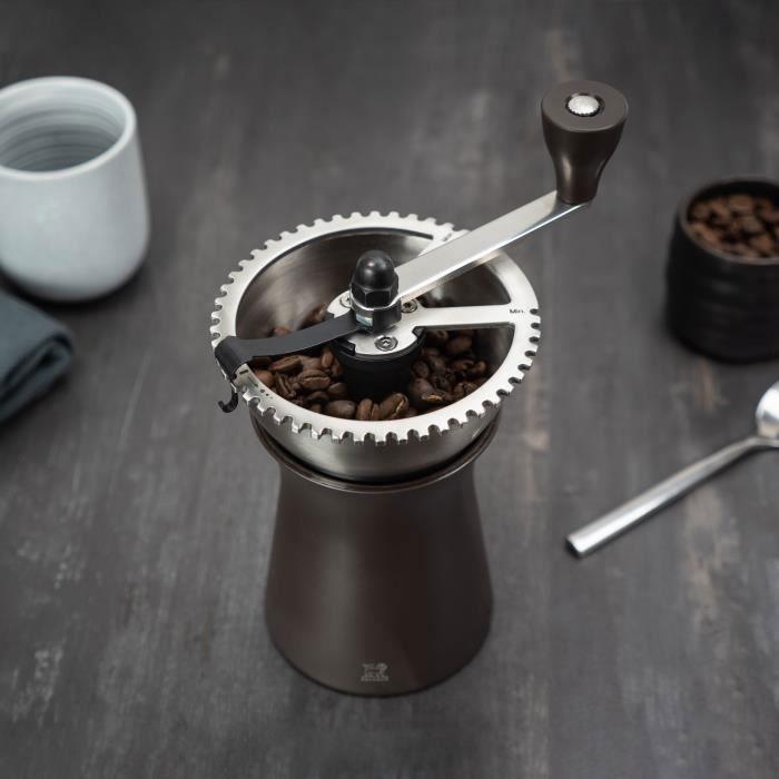 Moulin À Café Manuel - Peugeot - 35853 - 19 Cm - Inox/ABS - 43 Positions De Réglage