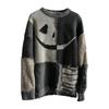 Men's Halloween 3D Printed Long Sleeve Top Round Neck Casual Sports Pullover