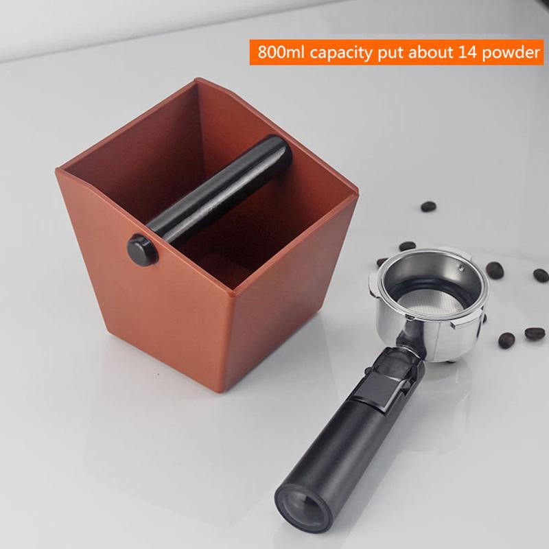 Nádoba na kávovou sedlinu Espresso Nádoba na kávovou sedlinu Odpadkový koš Kbelík Protiskluzový Práškový Zkosený Zbytkový Baristické Příslušenství Nástroje pro přípravu