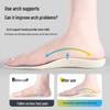 Arch Support Insoles for Flat Foot Correction and Shock Absorption - Unisex Pronation/Supination Corrector Pads