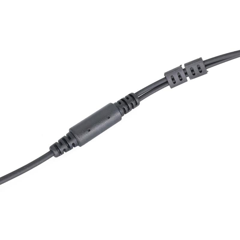 W89C 7.1mm Telescopic Heavy Duty Acoustic Air Tube Earphone Headset Mic Headphone 7.1mm Plug For Walkie Talkie Radios