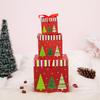Cartoon Style Festive Christmas Gift Boxes Set Of Three For Holiday Decor Gifts And