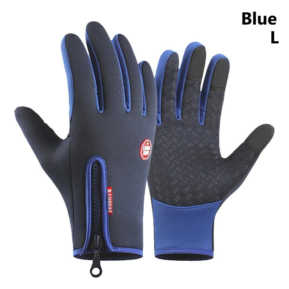 Windproof Winter Plush Gloves Touchscreen Warm Gloves High Quality Riding Gloves  Unisex