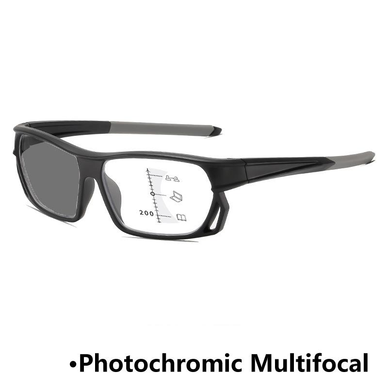 

Спортивные фотохромные мультифокальные очки для чтения Очки с защитой от синего света для дальних и ближних расстояний Очки HD для пресбиопии +250