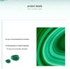 Hannah Martin Women's Waterproof Malachite Green Dial Watch