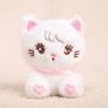 Plush Animal Keychain Stuffed Cartoon Dog Cat Rabbit Bear Doll Key Ring Pendant Bag Charm Backpack Hanging Decoration