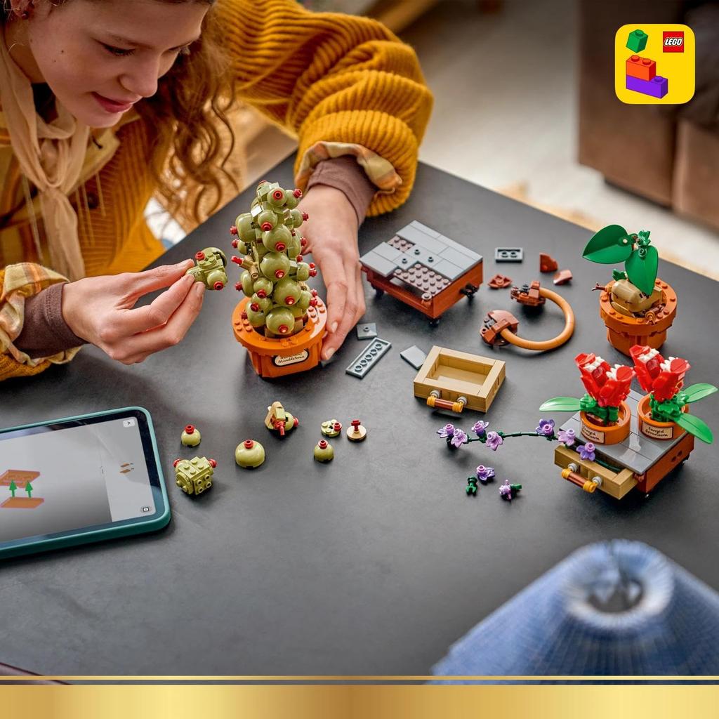 LEGO Harry Potter Hogwarts Herbology Magical Plants Toy - Birthday Present - Building Blocks - Boys and Girls - Ages 12, 13, 14 - Elementary School St