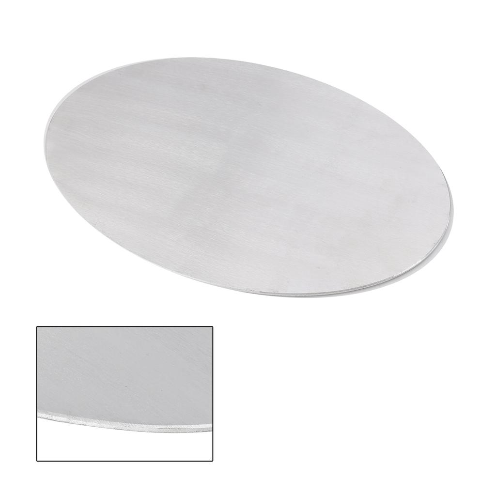 Ovales, leeres Nummernschild aus Aluminiumlegierung, DIY, universell passend für Motorräder