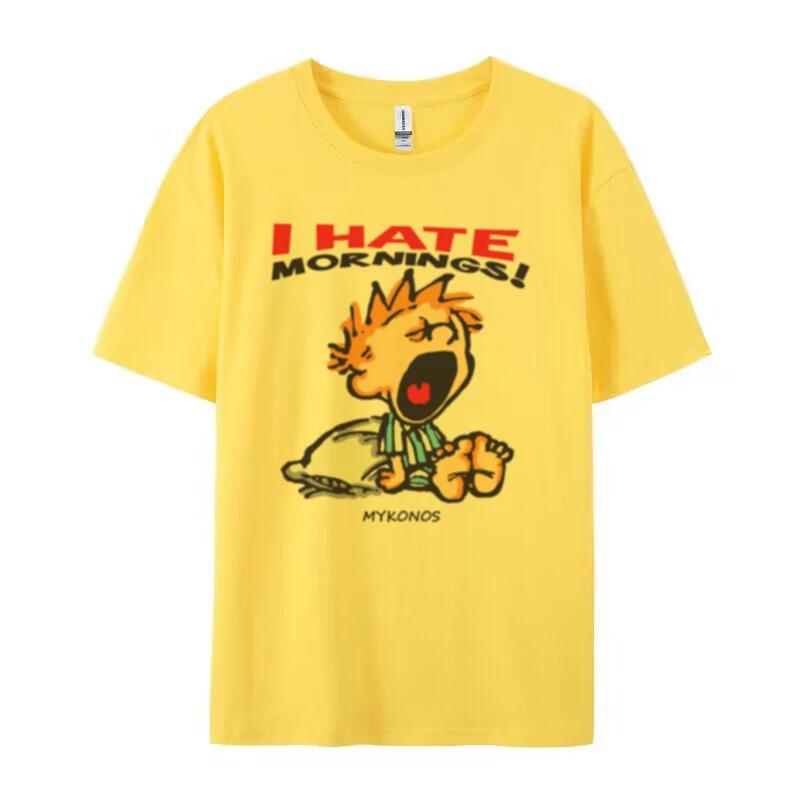 90s Retro Cartoon Graphic Tees Hippie Funny T Shirt Summer Fashion Oversized Streetwear Tops Women Y2k Grunge Aesthetic Clothes