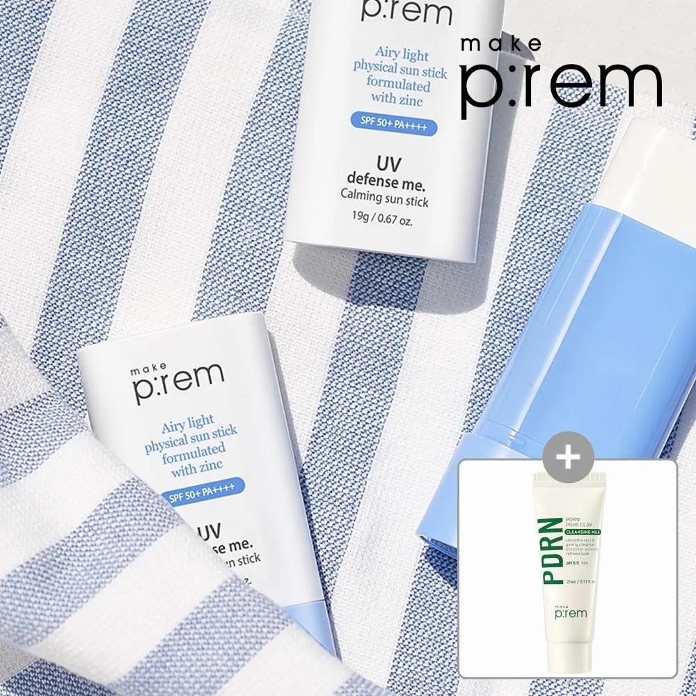 Make P:REM UV Defense Me Calming Sun Stick 20g (Gift) Inteca Cream 20ml