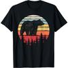 Vintage Grizzly Bear TShirt 100 Cotton ONeck Short Sleeve Summer Casual Mens Tshirt Streetwear