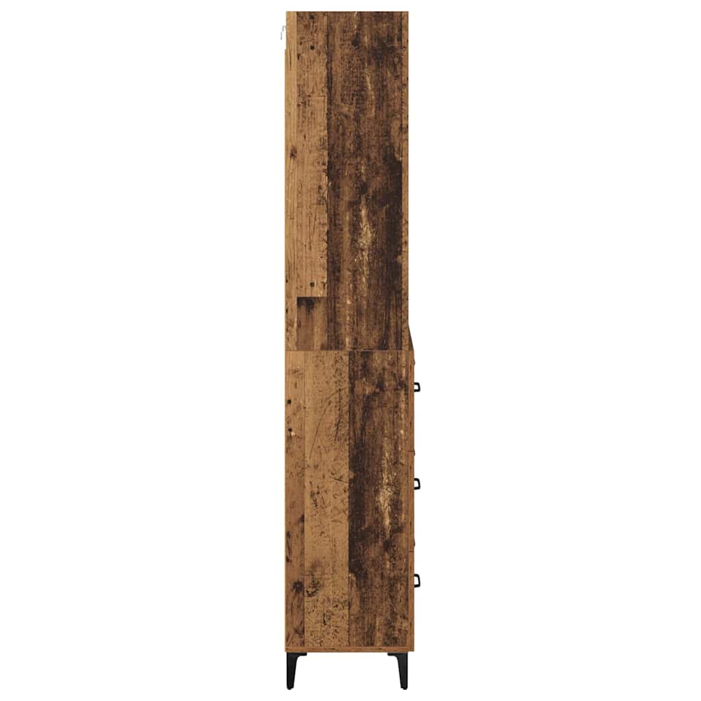 Highboard Reclaimed Wood 69.5 x 34 x 180 cm Particleboard