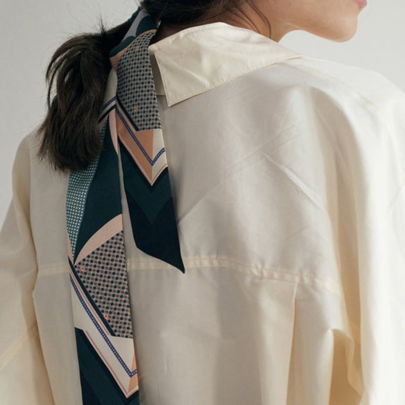 Saint Luxure Twilly Women's Tie Neck Scarf Tiered SL20FSTT2