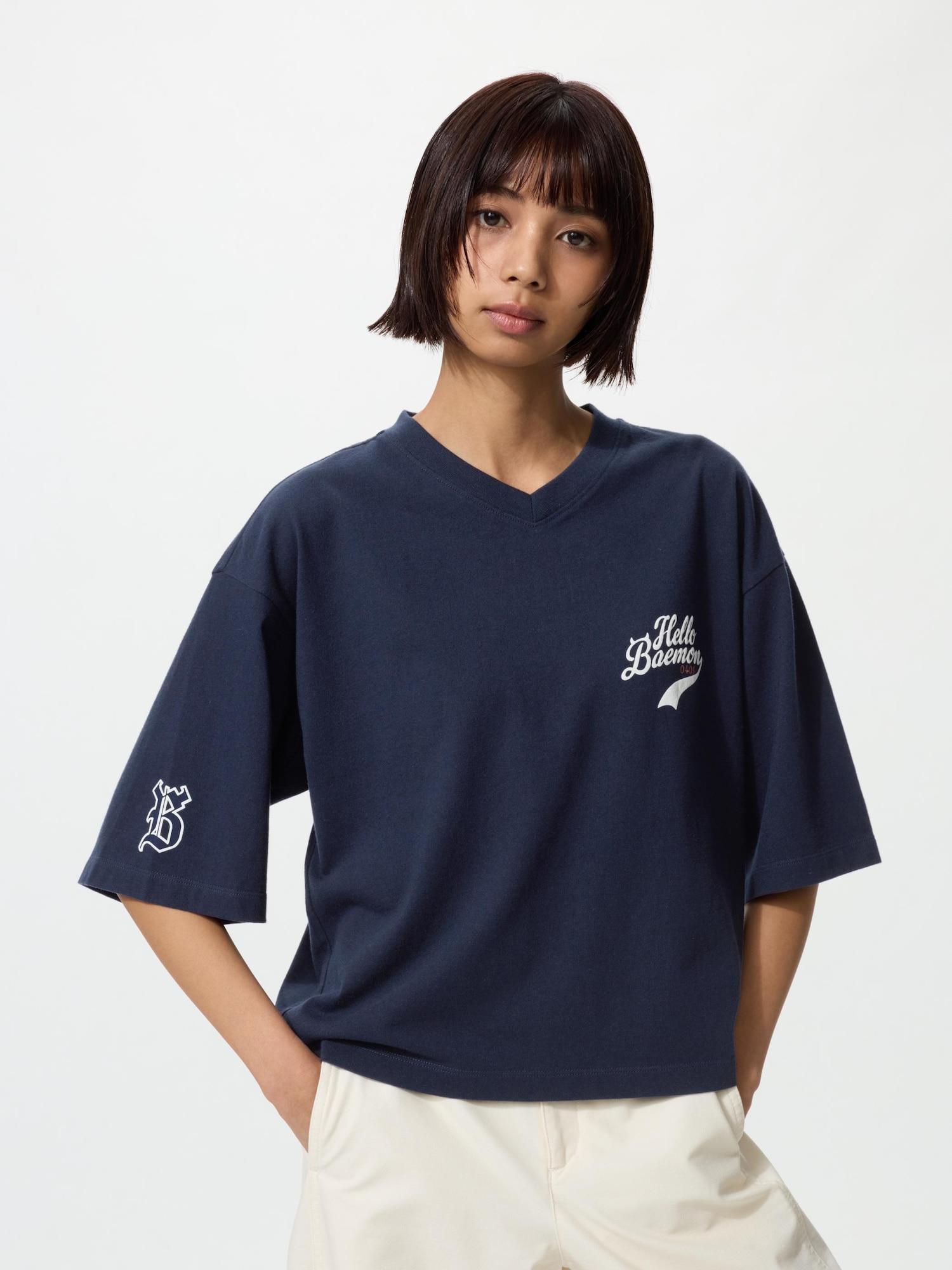 Uniqlo Japan K Pop Group Babymonster Ut Boxy 69 NAVY3XL 2270₽