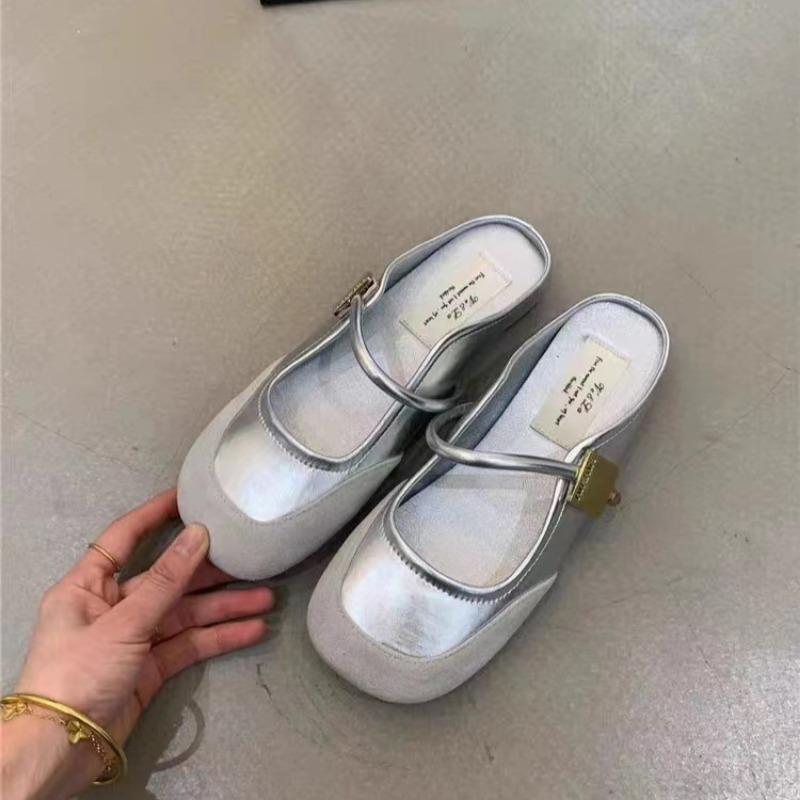 2024 New Designer Solid Color Women's Ballet Flats Fashion Women's Casual Soft Sole Autumn Women's Comfortable Shallow Slippers