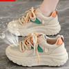 Fashion Spring sports versatile thick-sole women's shoes fashionable, breathable, comfortable and heightening casual shoes