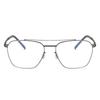 Autumn Aviator-Style Screwless Glasses: High Prescription, Fashionable Retro Frame for Women and Men