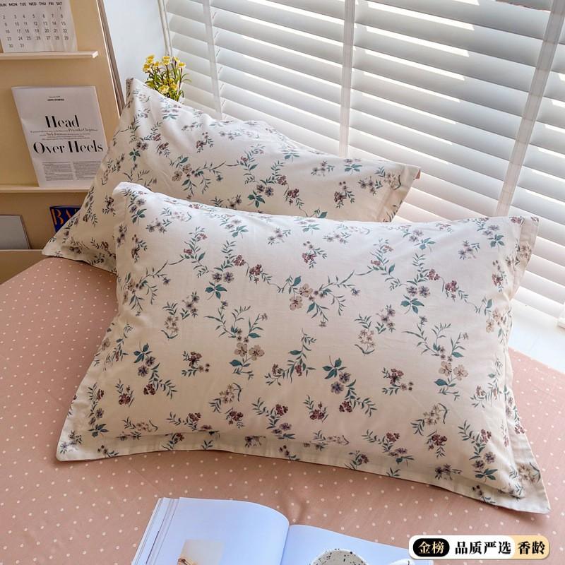 100% Cotton Pillowcase Set 48x74cm Pair Thickened Bedding Cover Modern Minimalist Home Sleep Comfort