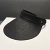 Weaving Visor, Empty Top Hat, Sun Protection Hat, Women's Sharafi Sun Hat, Foldable Hat, Cool Hat, UV Protection