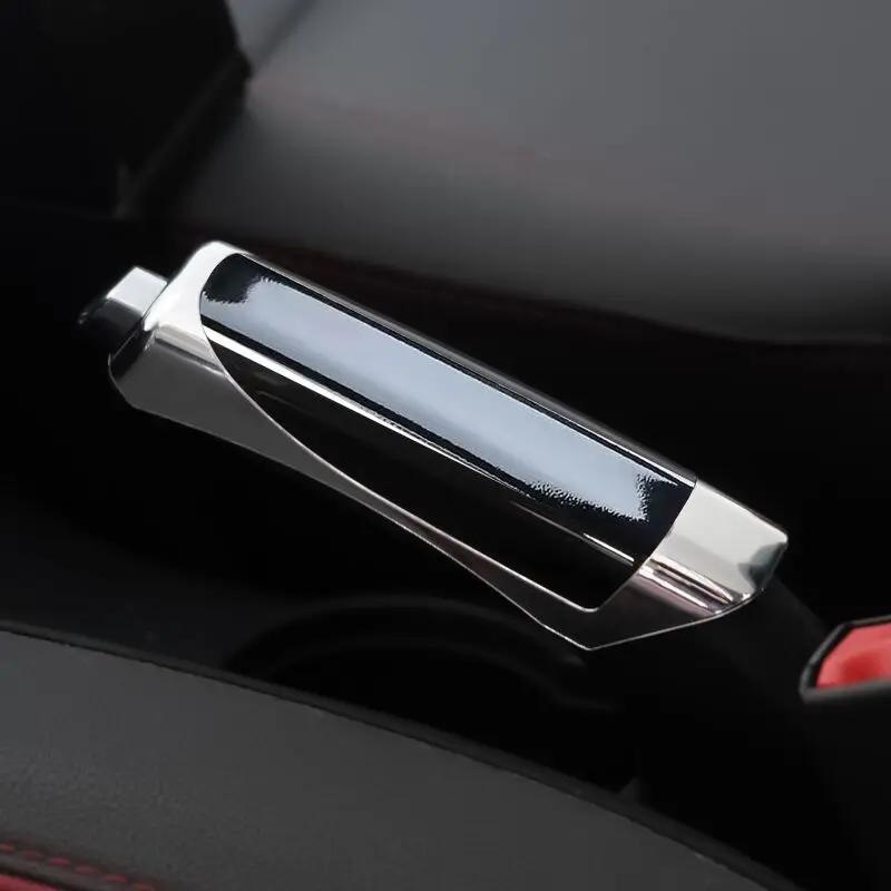 Universal Car Handbrake Grips Hand Brake Cover Protection Cover Carbon Fiber Parking Brake Decoration Shell Interior Accessories