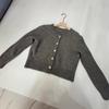 Small Short Single-breasted Knitted Cardigan Women's Autumn and Winter New Versatile Sweater Jacket Top
