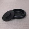 Tai Chi Shape 4 Inch Chinese Inkstone Rectangle Calligraphy Ink Stone Student Ink Well With Cover Inkwell Grinding Ink-Well