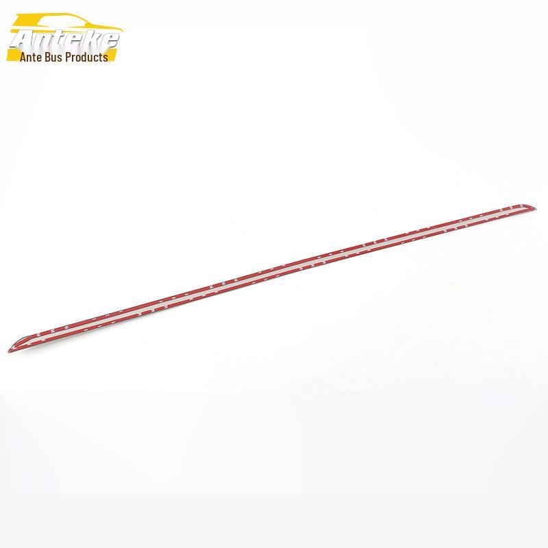 Fiesta Sedan Tailgate Trim: Stainless Steel Trunk Anti-Scratch Bright Strip Accessory