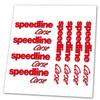 For SPEEDLINE CORSE VINYL DIE CUT GRAPHICS STICKER DECAL KIT