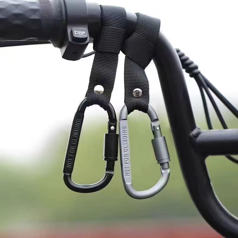 Brangdy Outdoor Webbing D-Flat Tent & Tarp Hooks