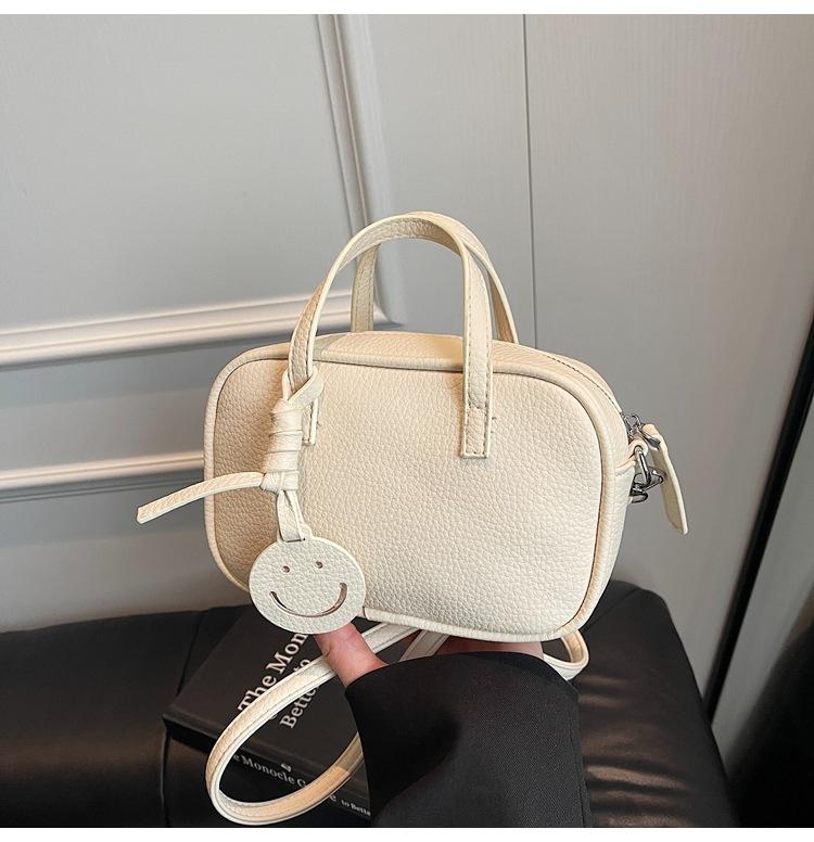 Popular fashion smiley face crossbody small bag women's 2025 spring new retro shoulder women's bag