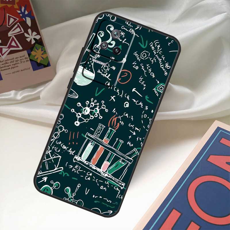 Biology Chemistry Case For Xiaomi 17 14 15 Ultra 13T 14T 15T Pro POCO F8 Ultra F7 F5 F6 X3 X5 X6 X7 Pro Coque