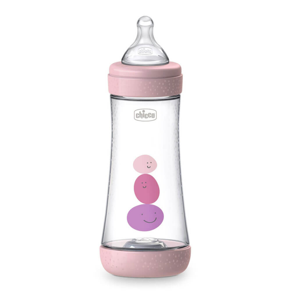 Chicco Perfect5 Silicone Bottle w/ Fast Flow 4m+ 300mL