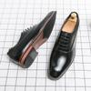 Size 37-46 Classic Men Derby Shoes Luxury Leisure Fashion Versatile Leather Shoes Business Wedding Banquet Social Shoes Men