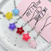 Jelly Star Pendant Keychain Detachable Phone Lanyard for Fashion Individuals