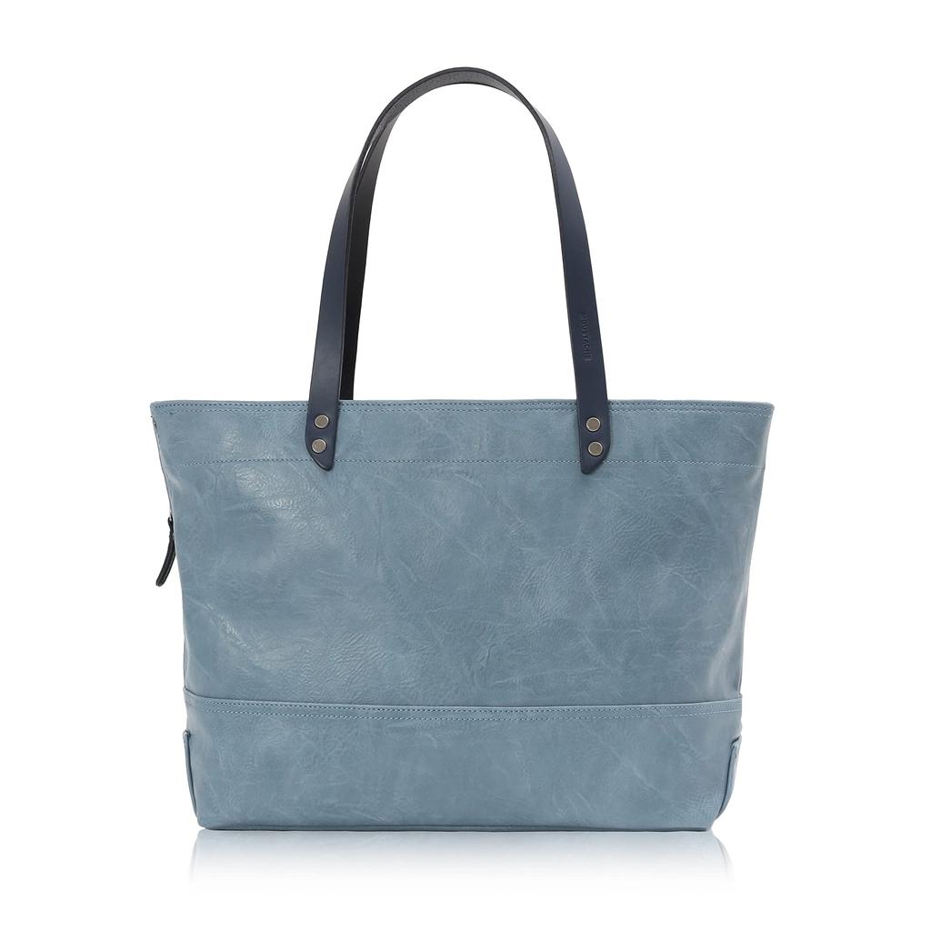 Tote Bag [Mustache] VYE-4806 (Blue)