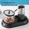 Yunshuang 3-Piece Stainless Steel Seasoning Set with 125ml Glass Jars
