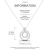 925 Sterling Silver Luminous Firefly Heart Shaped Zircon Pendant Necklace For Women Fashion Anniversary Birthday Jewelry Gifts