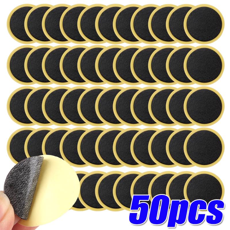 10-100pcs Bicycle Glue-free Tire Patches Tool Quick Repairing Tyre Protection Patch Adhesive Quick Drying Bike Accessories