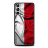 Polish Flag Soft Phone Case For Samsung Galaxy S25 Edge S24 Plus S23 FE S22 S21 S20 Ultra 5G S10 Black Protect Cover